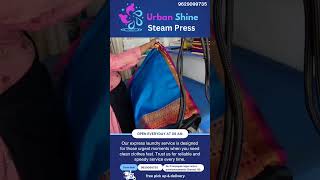 Steam ironing laundryservice drycleaning steamiron steam [upl. by Anizor]