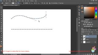 Photoshop Quick Tip  How to make dotted lines and arrows [upl. by Medora280]