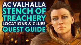 Stench Of Treachery Quest Clues Locations amp Traitor  Assassins Creed Valhalla Stench Of Treachery [upl. by Etnahc]