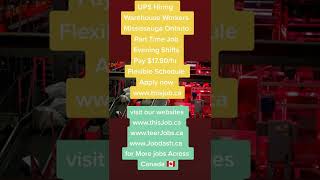 quotApply now as a package handler with UPS in Canadaquot Shorts Jobsincanada CanadaJobs jobs [upl. by Sommer]