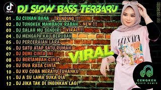 DJ SLOW FULL BASS TERBARU 2024 🌾DJ CIINAN BANA • DJ TUNGKEK MAMBAOK RABAH • VIRAL [upl. by Htebzil]