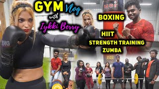 FITNESS Training with BIGBOSS Iykki Berry  One Day at GYM  LuckyMan [upl. by Reese48]