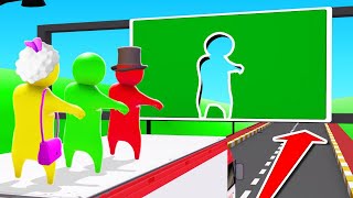 FIT Through The WALL OR DIE In GANG BEASTS impossible [upl. by Georgeanna]