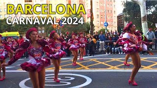 CARNAVAL BARCELONA 2024  Gran Rua de Carnaval de Sants  Carnival 2024 [upl. by Enia]