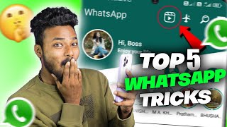 WHATSAPP ൽ ഇങ്ങനെ ഒകെ പറ്റുമോ 🤫 top 5 secret whatsapp tricks and features malayalam  technoflip [upl. by Allbee]