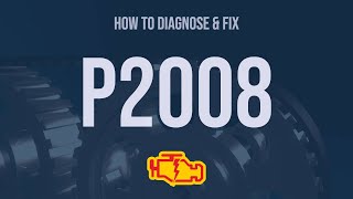 How to Diagnose and Fix P2008 Engine Code  OBD II Trouble Code Explain [upl. by Thorbert584]