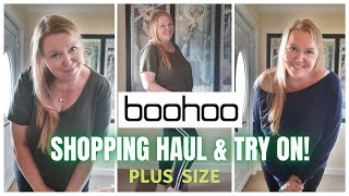 BOOHOO plus size haul and try on april 2021  PLUS SIZE fashion haul and try on size 1820 [upl. by Torrlow]