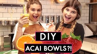 OLIVIA JADEs ACAI BOWL CHALLENGE  LA Made w Olivia Jade [upl. by Derwon734]