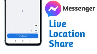 how to share live location in messenger  messenger live location [upl. by Hacceber864]