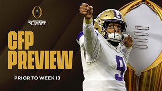 College Football Playoff Ranking Predictions No 5 Washington ENTERS Top 4 I CBS Sports [upl. by Giaimo]