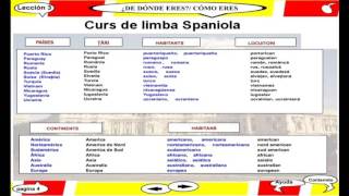 Curs video de limba Spaniola  Lectia 3 [upl. by Anned93]