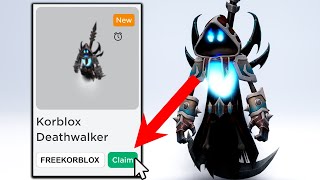 NEW KORBLOX DEATHWALKER 🤩 FREE KORBLOX CODES [upl. by Mehetabel]