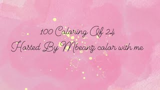 Day 37 100coloringof24 ​⁠MbeanzColorwithMe And kittycatcoloring ​⁠marthamakesart [upl. by Attesoj]