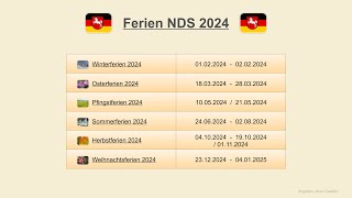 Ferien NDS 2024 [upl. by Norod730]