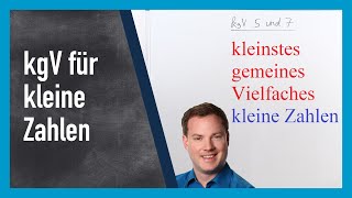 kgV kleinstes gemeinsames Vielfaches 5 und 7 [upl. by Lehsreh]