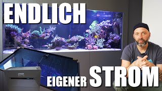 Mehr POWER für mein Meerwasseraquarium mit dem Anker Solix Solarbank 2 1600E Pro BALKONKRAFTWERK [upl. by Kurth795]