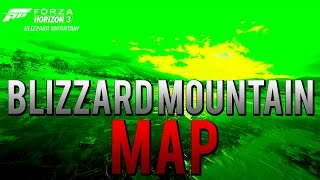 FORZA HORIZON 3 BLIZZARD MOUNTAIN MAP [upl. by Basso]