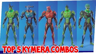 TOP 5 KYMERA SKIN COMBOS  FORTNITE SAISON 7 [upl. by Booze]