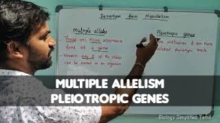 Multiple alleles  Pleiotropic genes  Senthilnathan [upl. by Padriac]