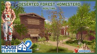 Deserted Forest Homestead Full Build and Tour realtime House Flipper 2 [upl. by Lacym]