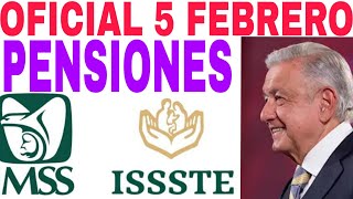 🥊5 FEBRERO INICIA PENSIÓN ISSSTE NUEVA INFORMACIÓN PENSIONADOS Y JUBILADOS 2024♥️ [upl. by Dawes]