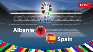 Albania vs Spain  EURO 24  4K60hz [upl. by Anoik]