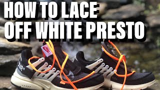 How to Lace Your Off White Prestos HypeBeast [upl. by Angele]