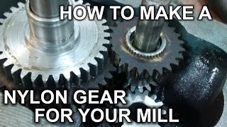 How To Fix A Gear For My Emco Maximat V10 Mill Head [upl. by Gilbye]