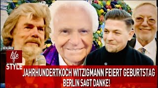 Jahrhundertkoch Witzigmann feierte 80Geburtstag in Berlin [upl. by Churchill]