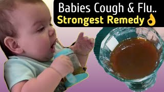 Babies cough and cold home remedy  baby care tips for winter [upl. by Atrebla]