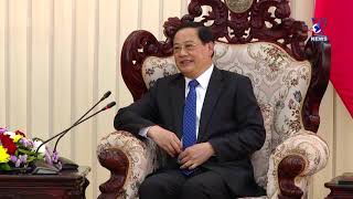 PM values cooperation between Vietnam and Laos news agencies [upl. by Nylak]