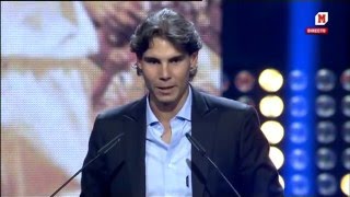 Rafael Nadal Premio ALMA 2010 extraordinario [upl. by Niles]