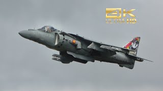 4K Harrier II EAV 8B from the Spanish NAVY flying Display at RAF Fairford RIAT 2023 AirShow [upl. by Hanima]