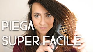 piega capelli SUPER FACILE con spazzola ad aria calda  AnnalisaSuperStar [upl. by Itsur]