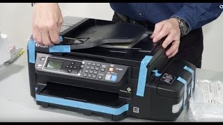 Unboxing Epson WorkForce ET4550 EcoTank Printer [upl. by Heriberto]