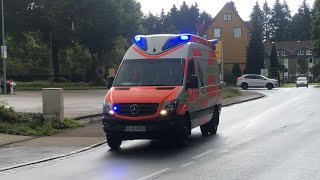 4x4 RTW RTW KWB Goslar Rettungswache ClausthalZellerfeld auf Einsatzfahrt [upl. by Notgnirrab352]