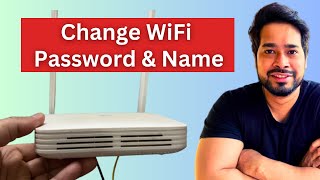 How to Change WiFi Password amp Name in Any Router from PCMobile [upl. by Battat]