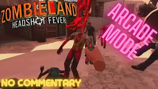 Zombieland Headshot Fever VR Arcade Mode Meta Quest 2 Gameplay Video [upl. by Ayian651]