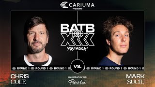 BATB 13 Chris Cole Vs Mark Suciu  Round 1 Battle At The Berrics Presented By Cariuma [upl. by Fayola401]