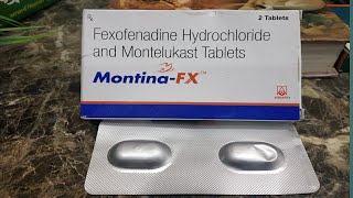 Montina FX Tablet Benefits Uses Dose side effects  Medical Gyan [upl. by Bomke836]