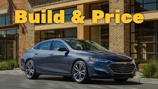 2022 Chevy Malibu Premier Build and Price Overview Standard Features MSRP Packages Trim Levels [upl. by Watts]