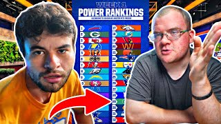 OFFICIAL WEEK 1 NFL 32 TEAM POWER RANKINGS [upl. by Aisanahta]