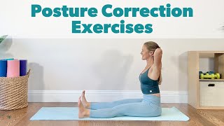 Workout for Better Posture  Posture Correction Exercises at Home [upl. by Neri968]