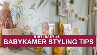 BABYKAMER INRICHTEN MET PRACHTIG JUNGLE BEHANG  BINTI BABY 6  BINTI HOME [upl. by Yelyk]