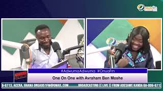 One on one with Avraham Ben Moshe on Adwuma Adwuma with Felicia Osei [upl. by Ahsykal168]