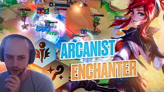 TRYING OUT THE NEW ARCANIST ENCHANTERS COMP  TFT Set 6 [upl. by Yewed27]