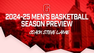 Grove City College 202425 Mens Basketball Season Preview [upl. by Teece]