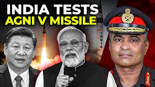 India conducts first flight test of indigenously developed Agni5 Missile with MIRV Technology [upl. by Bland]