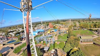 Pterodactyl Onride Video Flamingo Land Malton 2022 [upl. by Einnil]