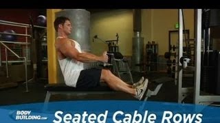 Seated Cable Rows  Back Exercise  Bodybuildingcom [upl. by Nalyr330]